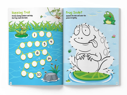 101 Brain Booster Activity Book | Fun Activity Book For Children | Puzzles, Games, Educational Activities | Ages 5 And Up