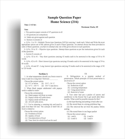 TOP NIOS Home Science Guide Class 10 (T-216)