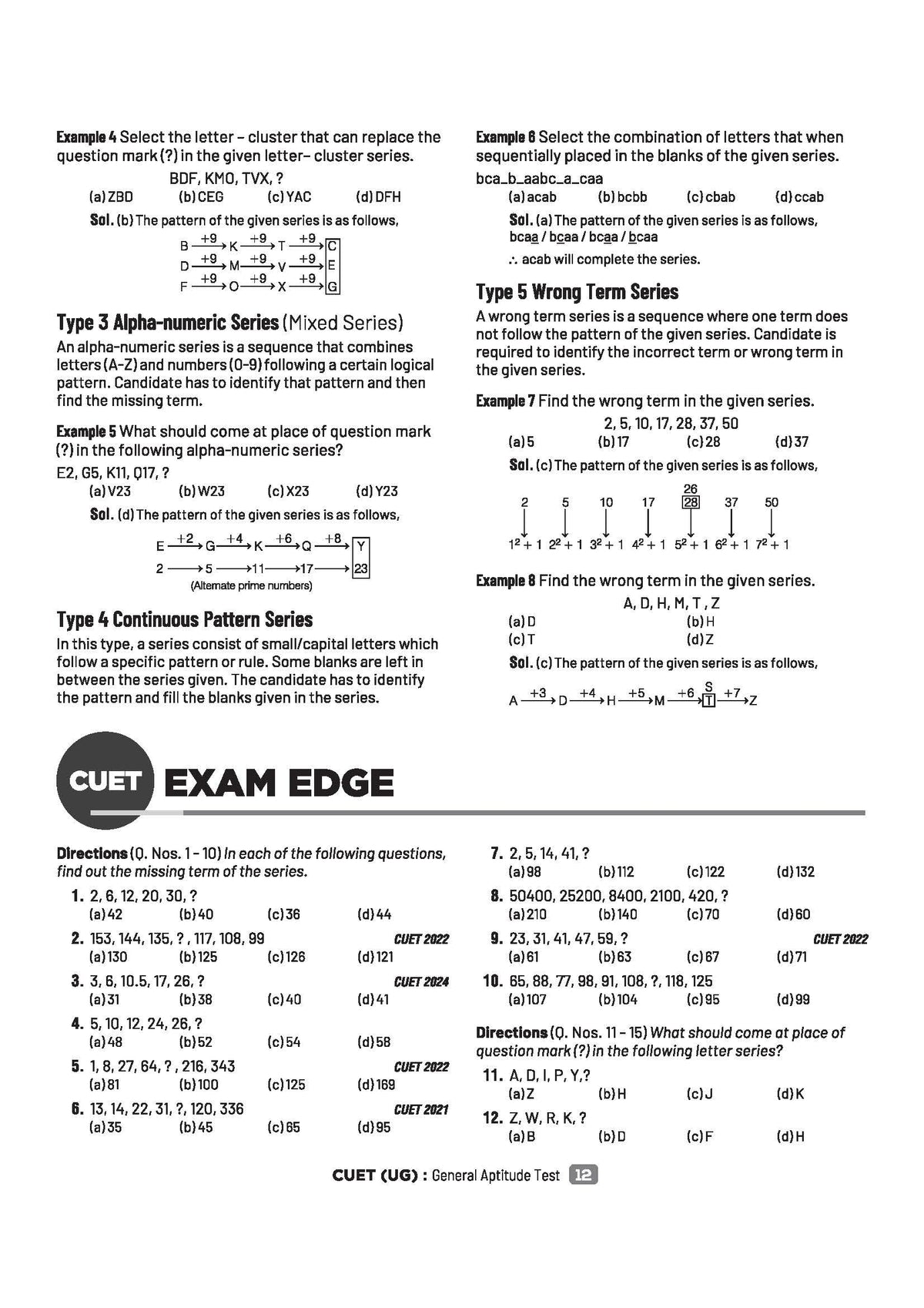 Arihant CUET UG 2026 General Aptitude Test (Section III) Chapterwise Notes & Question Bank | Based on NTA Test Pattern | 1000+ MCQs, Quick Revision ... Qs | CUET 2025 Solved Paper & Online Support