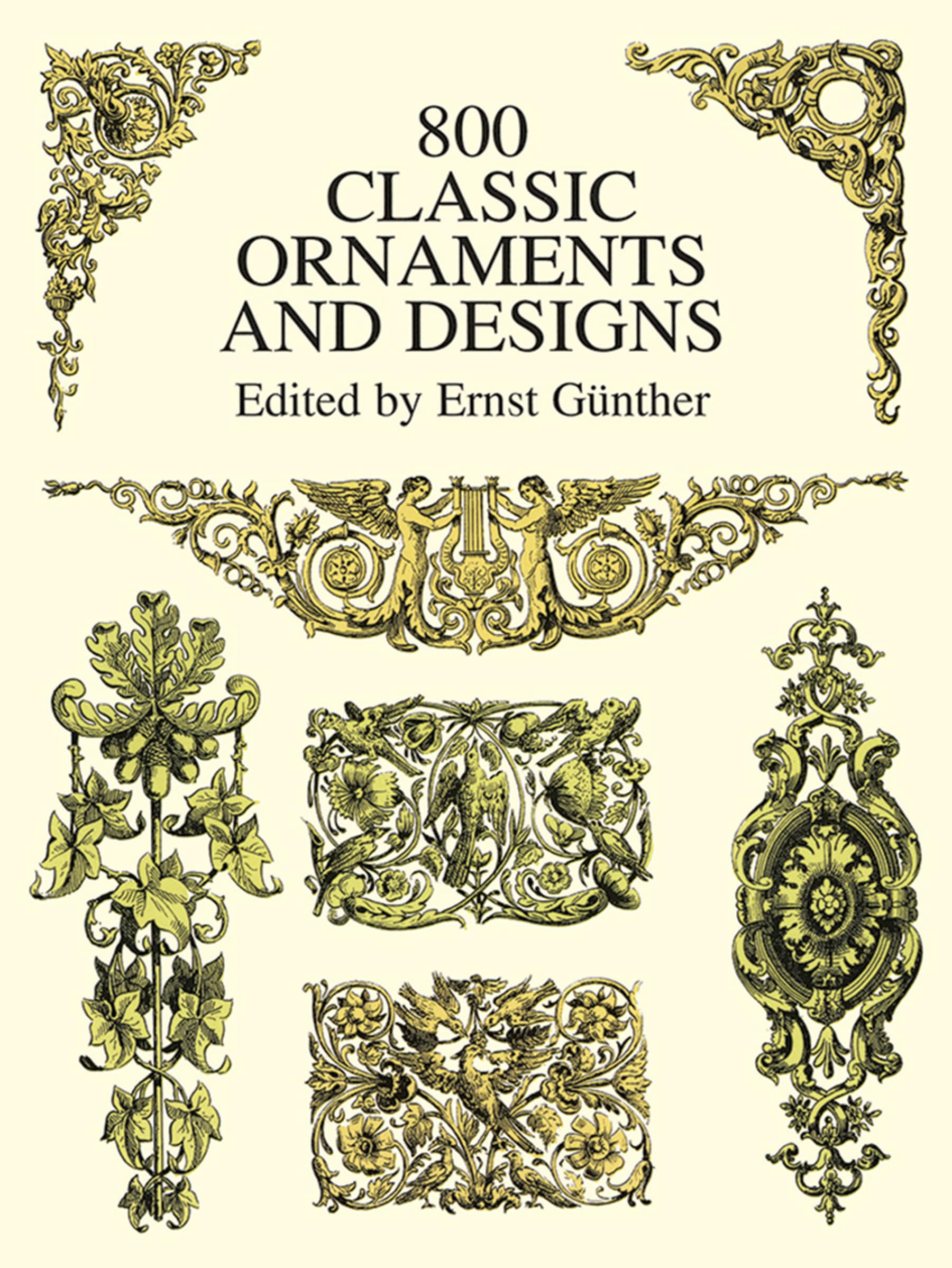 800 CLASSIC ORNAMENTS AND DESIGNS book cover