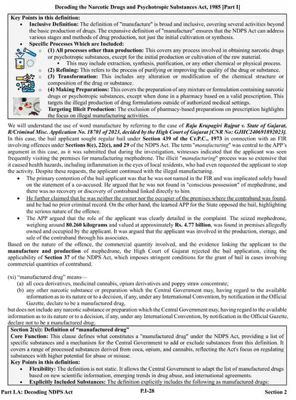 Lawmann's Decoding The Narcotic Drugs and Psychotropic Substances Act, 1985 | NDPS | A Practical Guide for Investigators, Prosecutors and Legal Professionals