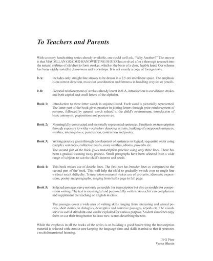 Graded Handwriting Book 5 | Pitre & Bhasin | students to improve handwriting, transcription, and composition writing. With interesting poems, stories, and creative visuals, Readers | Story Books