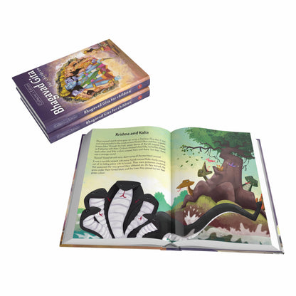 Pegasus Religious Books Set of 3- Shrimad Bhagavad Gita, Ramayana & Mahabharata for Children (Hardcover)