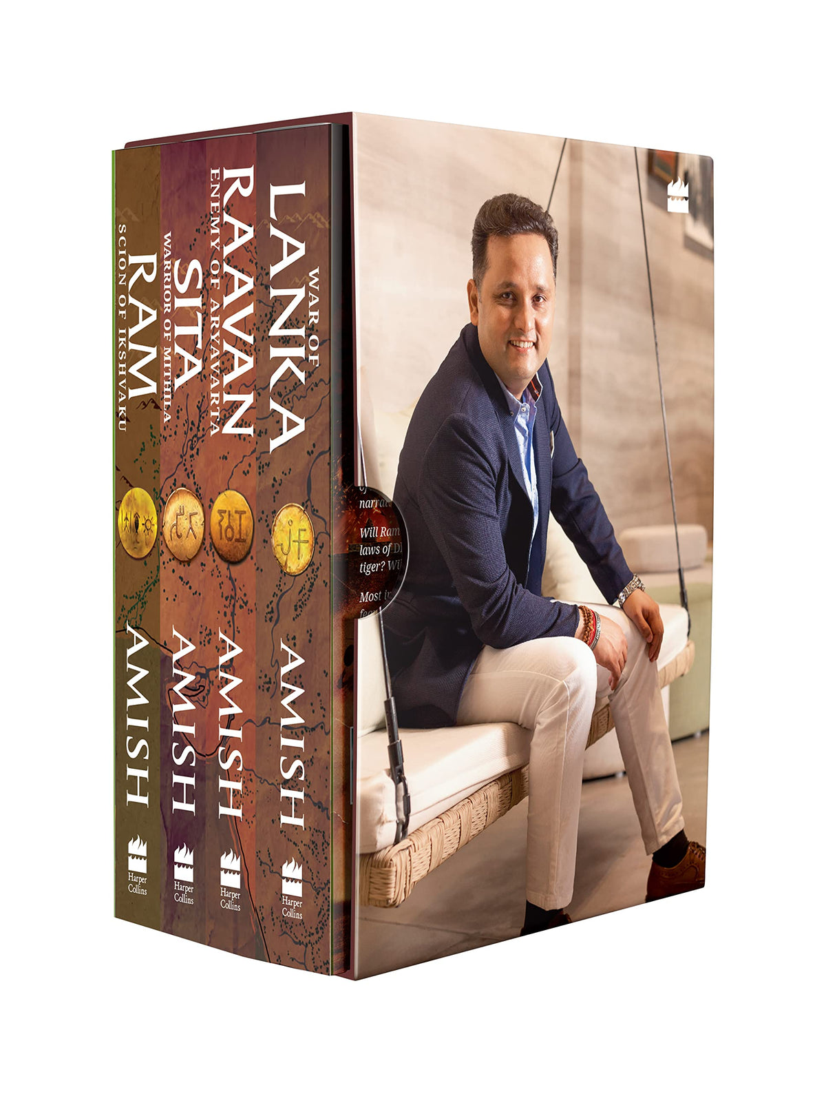 The Ram Chandra Series Boxset of 4 Books (Perfect Gift for this Festive Season) : Ram - Scion of Ikshvaku, Sita : Warrior of Mithila, Raavan : Enemy of Aryavarta, War of Lanka