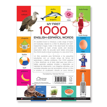 My First 1000 English-Espa?ol Words: Early Learning Bilingual Picture Book For Kids