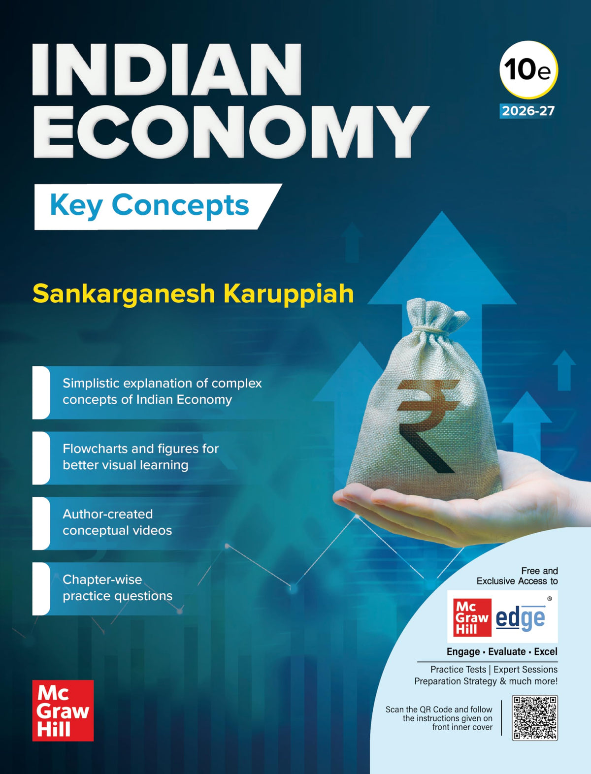 Indian Economy Key Concepts, 10e by IRS Sankarganesh Karuppiah for UPSC Civil Services 2026-27: Simplified Key Concepts with Flowcharts, Video Lectures & Practice Questions | Prelims & Mains Exams