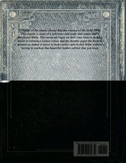 Holy Bible: Douay-Rheims Translation