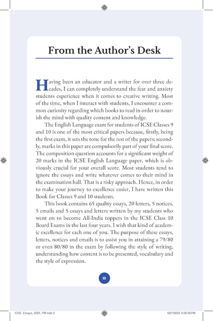 Oswaal ICSE Write English Right with Sudhir Sir: Compositions, Letters, Notices & Emails Made Easy (Classes 9 & 10)