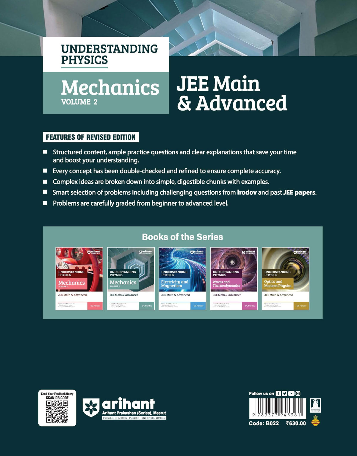 Arihant Understanding Physics Mechanics Volume 2 for JEE Main & Advanced 2026-2027 | Modular Theory, Concept Practice & Two-Level JEE Pattern Exercises | DC Pandey