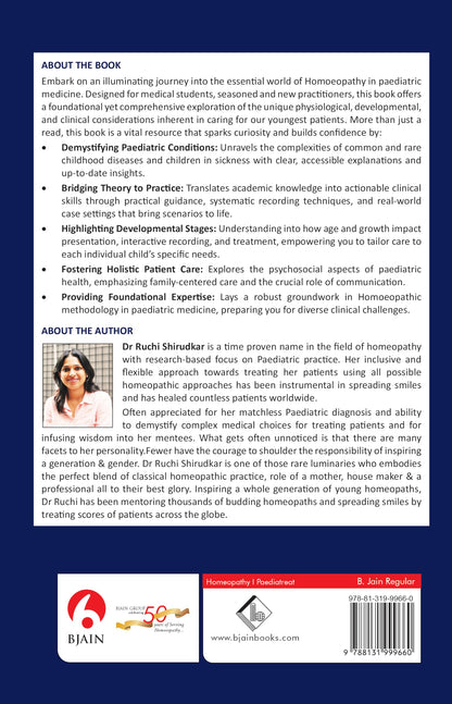 Clinical Paediatrics Journey Through Young Patients and their Care with Homeopathy