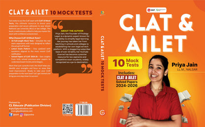 GKP CLAT 2027 Mock Tests Book | 10 Full-Length Practice Papers | CLAT 2024–2026 Fully Solved Question Papers | Law Entrance Exam Preparation Guide