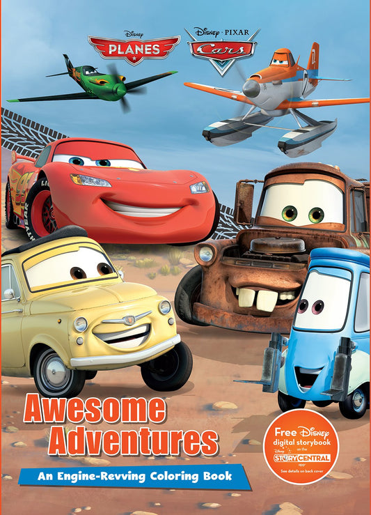 Awesome Adventures Coloring Book (Disney Cars & Planes) book cover