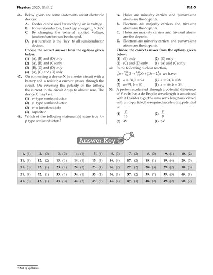 Oswaal NTA CUET (UG) 45 Combined Previous Years’ Papers l Science Stream PCB | PYQs (2022–2026) NCERT aligned MCQs | For 2027 Exam | With Oswaal AI