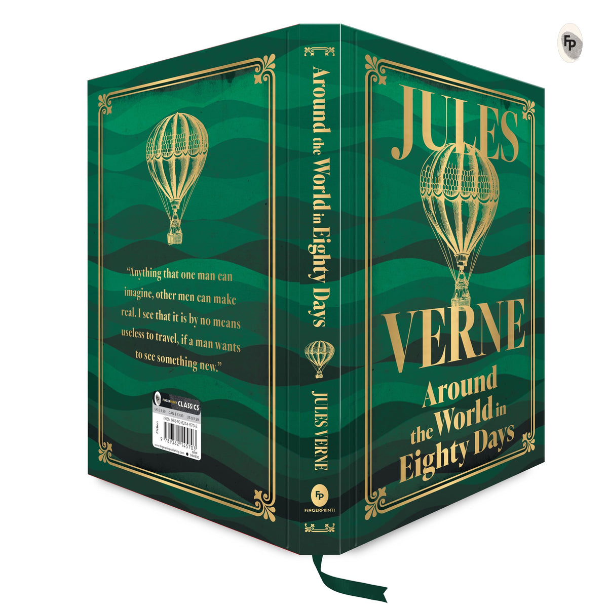 Around The World In Eighty Days (Deluxe Hardbound Edition) (Fingerprint Classics)