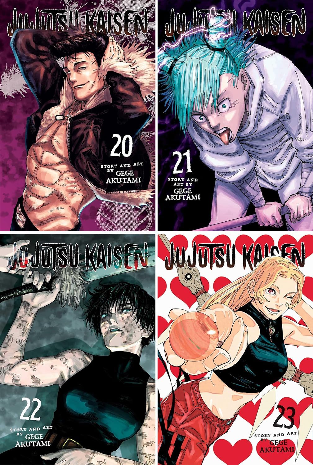 Jujutsu Kaisen Complete Manga Collection Vol. 0–27 (28 Books Set) by Gege Akutami