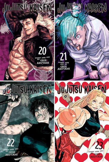 Jujutsu Kaisen Complete Manga Collection Vol. 0–27 (28 Books Set) by Gege Akutami