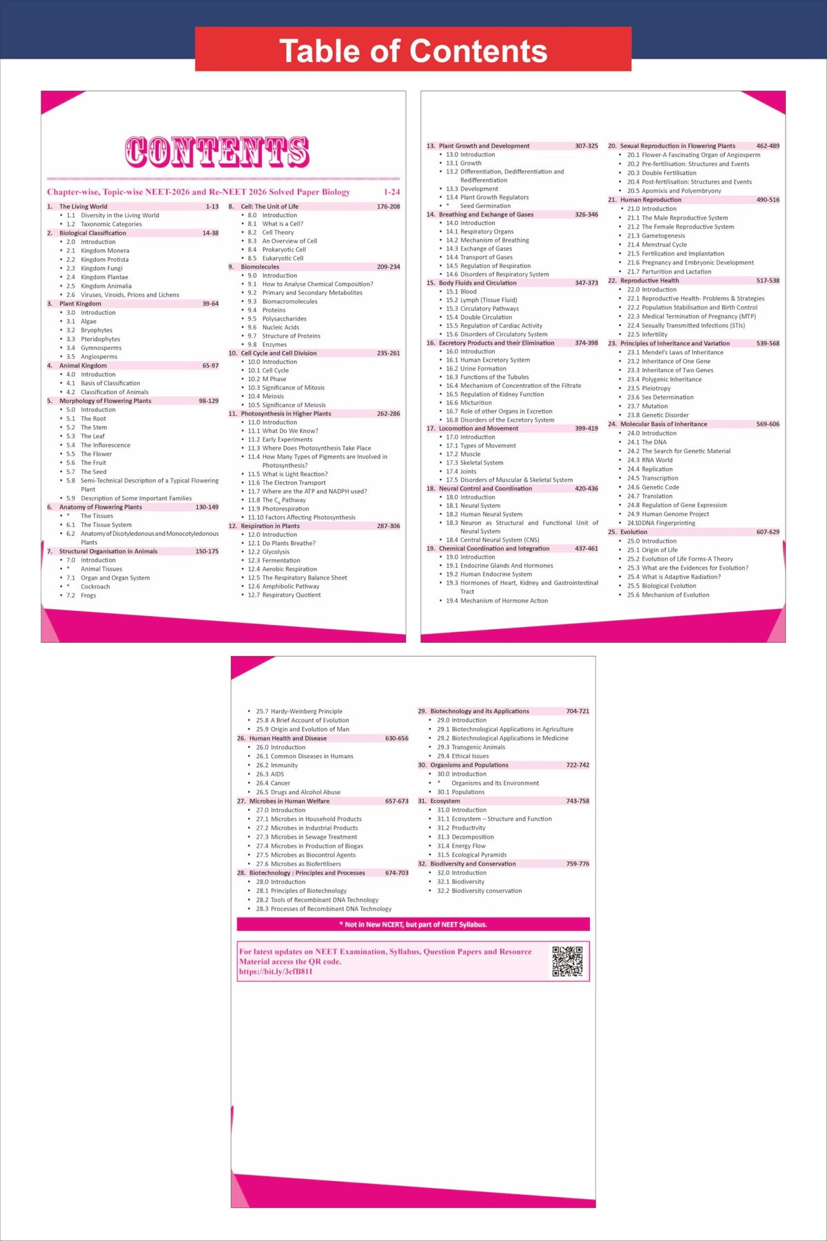Disha 360 NCERT Biology with PYQs & Advanced Level Questions (HOTS) for NTA NEET (UG), CUET, Class 11/ 12 & Droppers 4th Edition | Detailed Theory with 6 Level of Practice Exercise | For NEET 2027