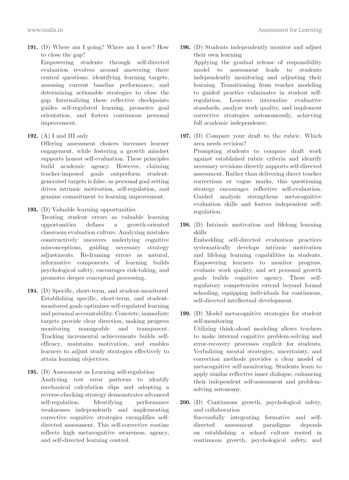UPSC Principal and Vice Principal Recruitment Exam Part 4 Pedagogy in Education Chapterwise MCQ Bank 2026