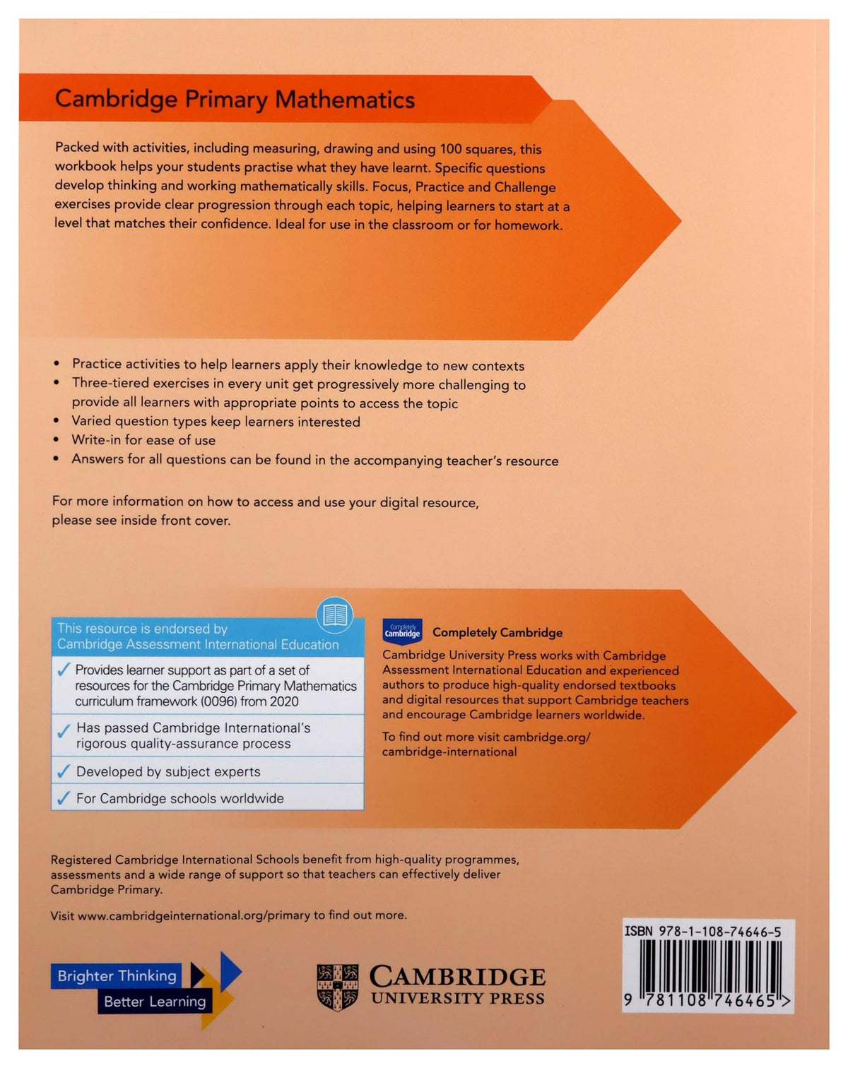 Cambridge Primary Mathematics Workbook 2 with Digital Access (1 year)