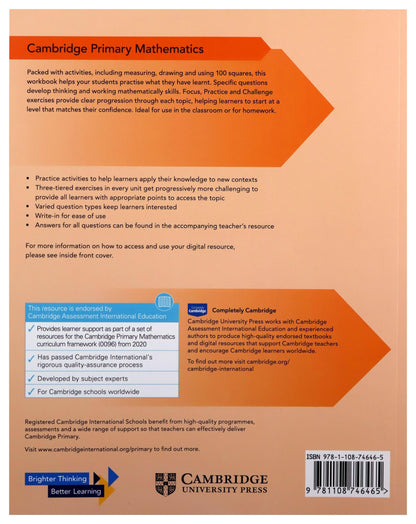 Cambridge Primary Mathematics Workbook 2 with Digital Access (1 year)