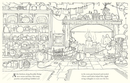 Brambly Hedge: Festive Colouring Book: A magically festive colouring book for children and adults alike packed with classic illustrations for all