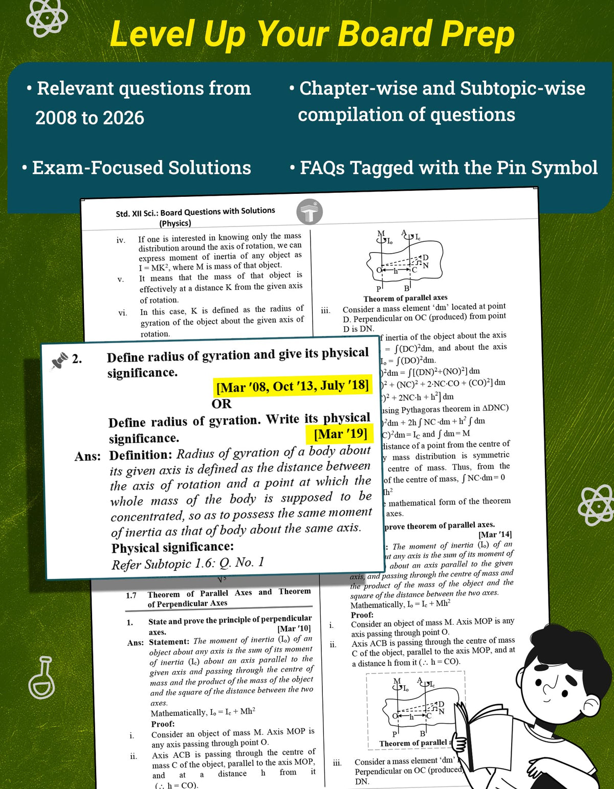 Std 12 Science Board Chapter Wise Questions with Solutions for 2027 Exam | Physics HSC Topic Wise Board Question Bank (2008 to 2026) Maharashtra Board (Exam Experts)