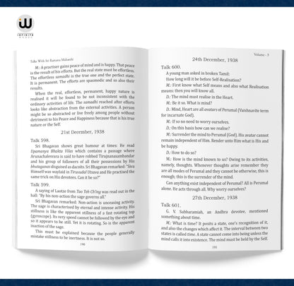 Talks With Sri Ramana Maharshi Volume 3 | Sri Ramana Maharshi Books | Original Book In English | Teachings Of Sri Ramana Maharshi | Sri Ramanananda ... ???? ?? ??? ???? ???? ??? ?????? ??? ?????? I