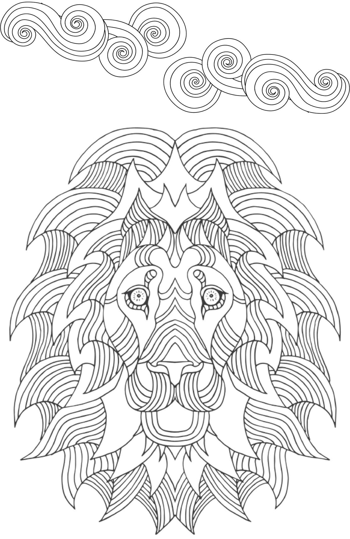 Set of 4 Mini Adult Colouring Pads including Patterns, Mandala, Doodles & Animals (mandala coloring book)