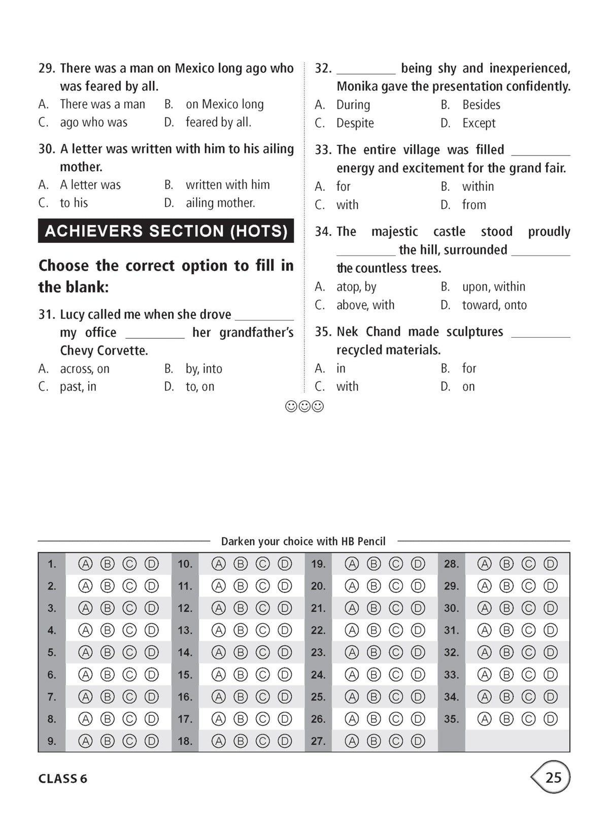 MTG International English Olympiad (IEO) Workbook Class 6 - Chapter-wise MCQs with Achievers Section - SOF Olympiad Books For 2026-27 Exam