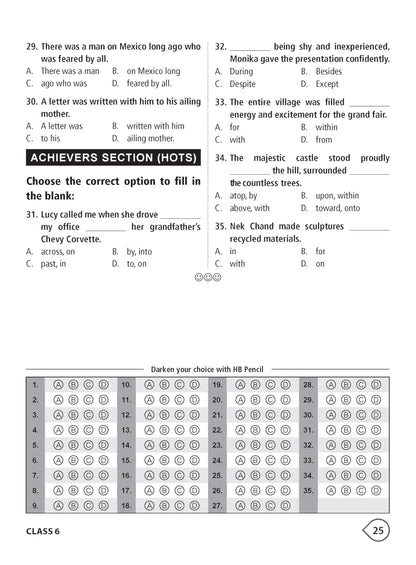 MTG International English Olympiad (IEO) Workbook Class 6 - Chapter-wise MCQs with Achievers Section - SOF Olympiad Books For 2026-27 Exam