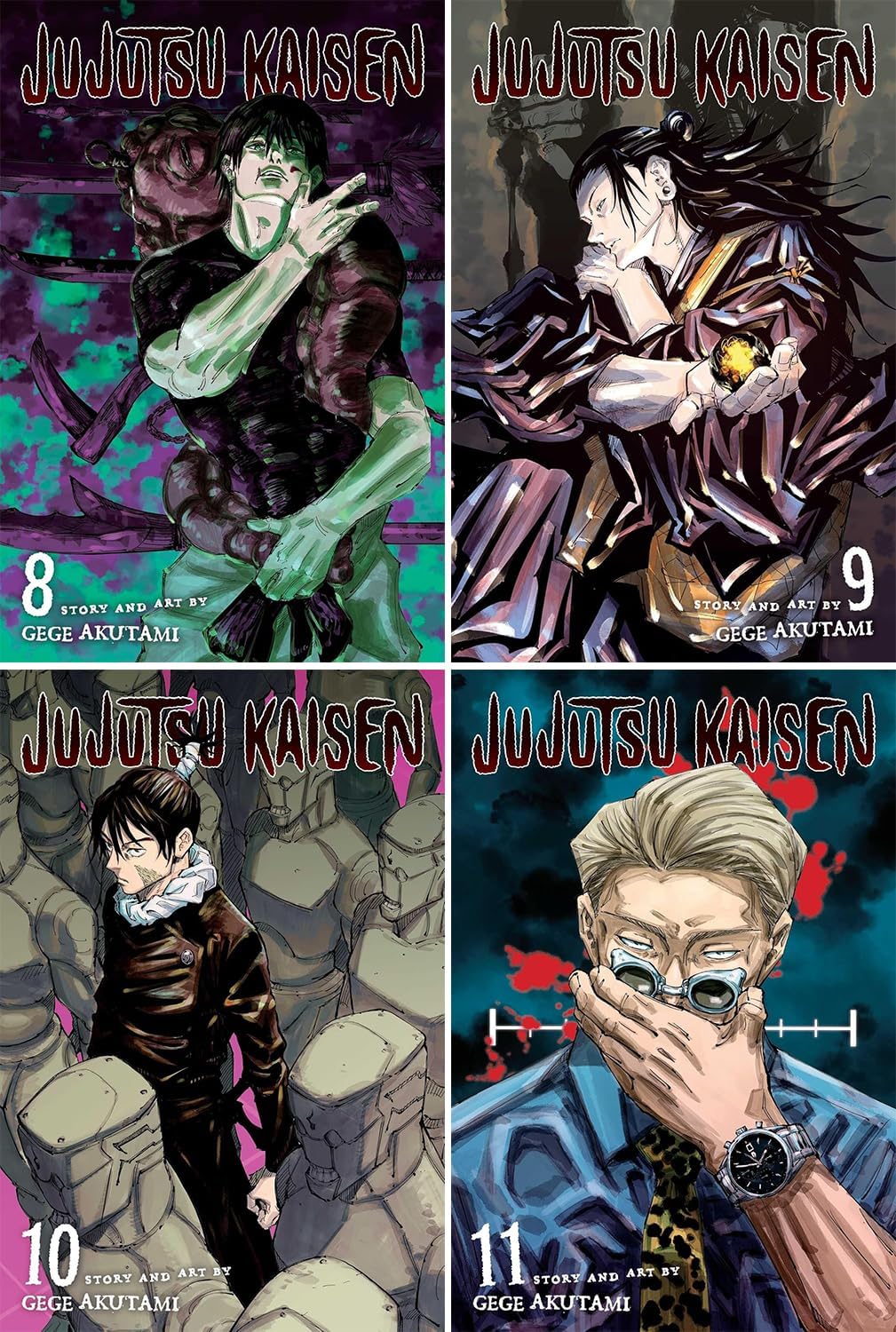 Jujutsu Kaisen Complete Manga Collection Vol. 0–27 (28 Books Set) by Gege Akutami
