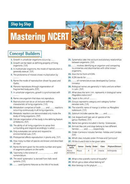 Arihant Master the NCERT Biology Class 11 | For NEET (UG) & CUET 2026-2027 | Line by Line MCQs from Latest NCERT Book | NCERT-Based 2K+ MCQs, AI-Based Misconception Zone | Revised Edition 2026