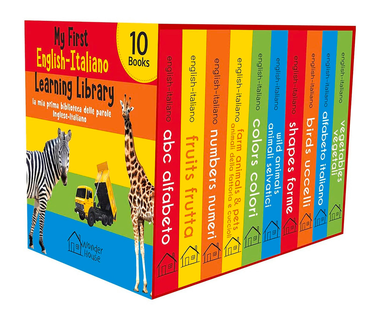 My First English-Italiano Learning Library (la mia prima biblioteca delle parole Inglese-Italiano) : Boxset of 10 English - Italian Board Books