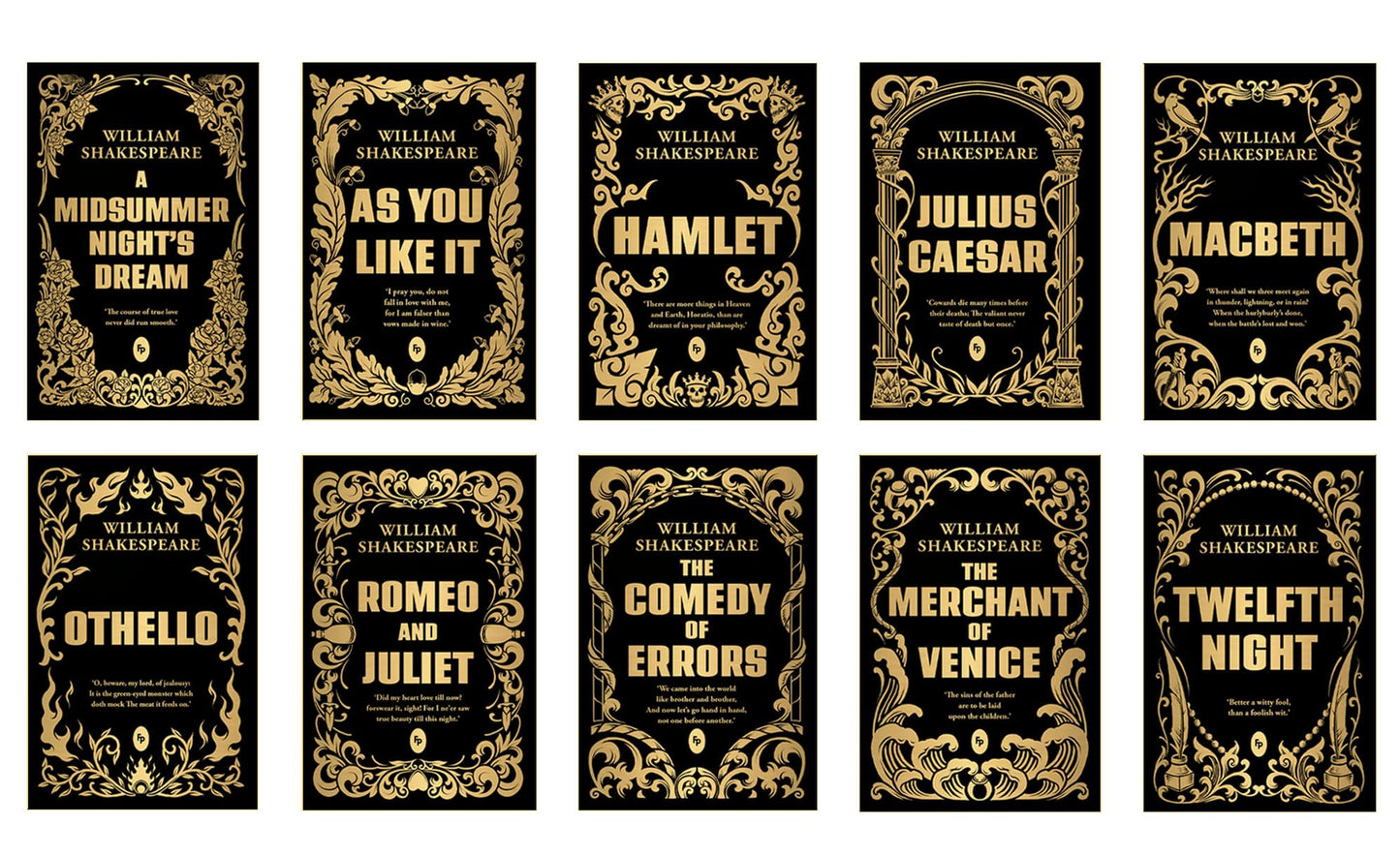 Greatest Works of William Shakespeare (Boxed Set of 10) book cover