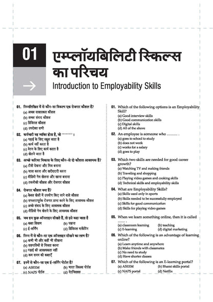 DGT Pathyakram per Aadharit COPA (Computer Operator & Programming Assistant ) Bharat Skills Questions bank Hindi & English Madhyam mai