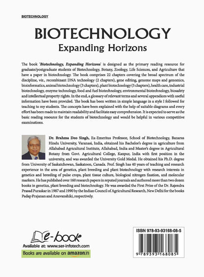 BIOTECHNOLOGY EXPANDING HORIZONS 5ED (PB 2024)