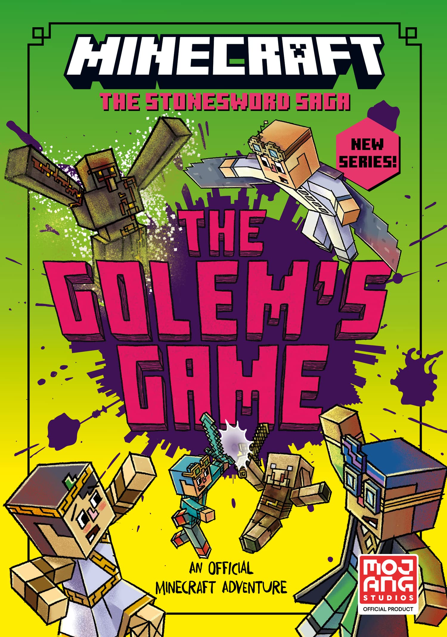 Stonesword Saga (5) — MINECRAFT: THE GOLEM’S GAME book cover