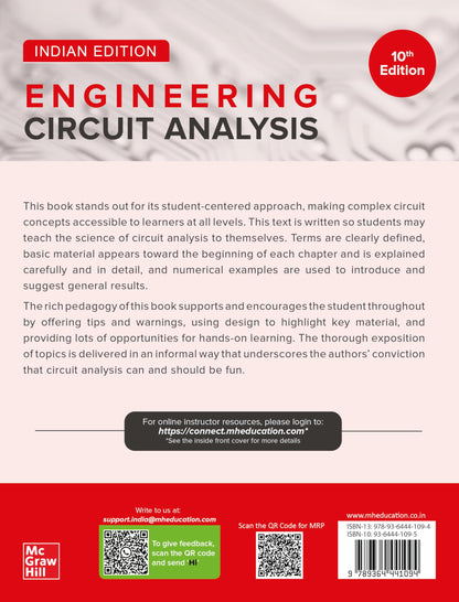 Engineering Circuit Analysis | 10th Edition | Indian Edition | Jr William H. Hayt