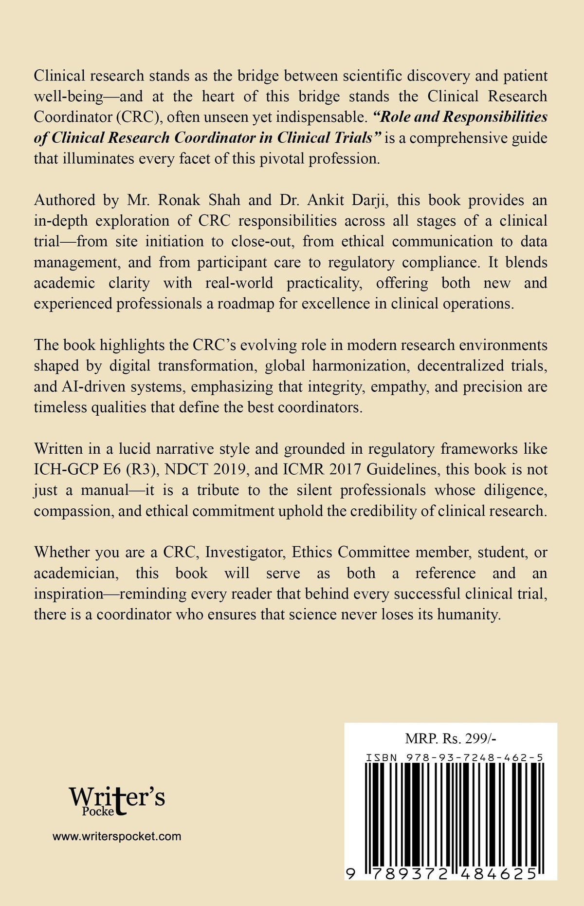Role and Responsibilities of a Clinical Research Coordinator in Clinical Trials