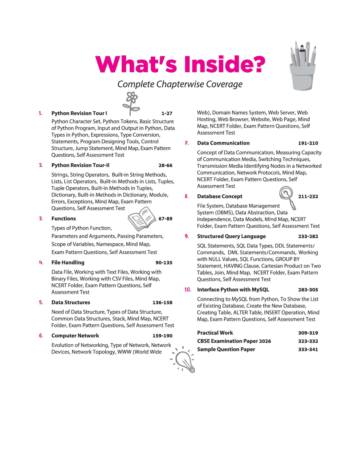 Arihant All in One Computer Science Class 12 for CBSE Exam 2026-27 | NCERT Based Complete Theory, Practice Exercises, CBQs, A-R, Sample Papers & Mind Maps | Revised Edition as per Latest Syllabus