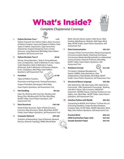 Arihant All in One Computer Science Class 12 for CBSE Exam 2026-27 | NCERT Based Complete Theory, Practice Exercises, CBQs, A-R, Sample Papers & Mind Maps | Revised Edition as per Latest Syllabus