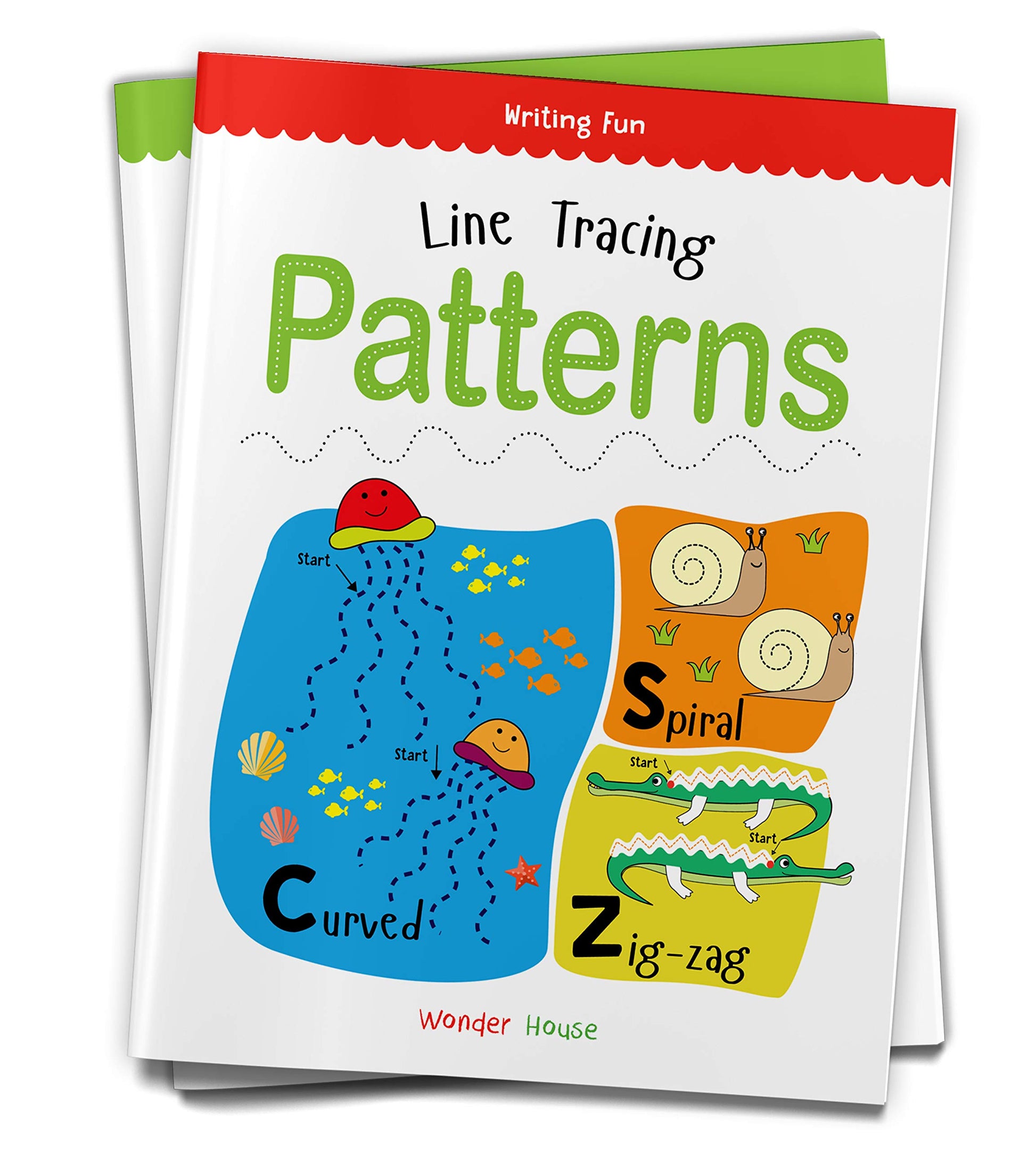 Line Tracing Patterns: Practice Drawing And Tracing Lines And Patterns book cover