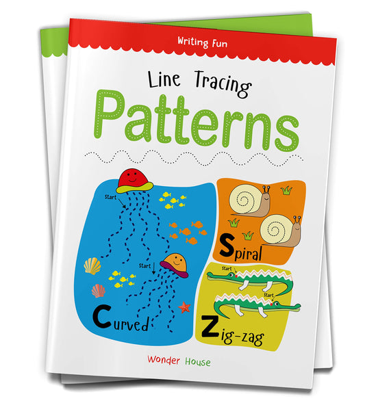 Line Tracing Patterns: Practice Drawing And Tracing Lines And Patterns book cover