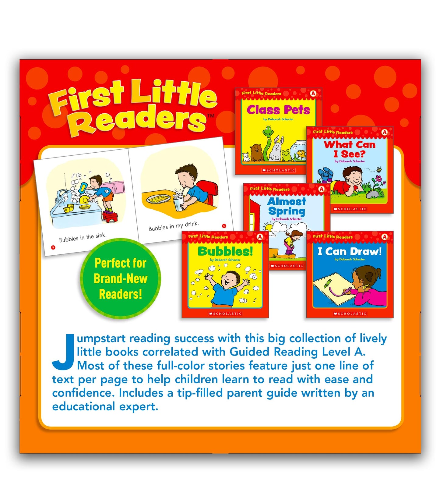 First Little Readers Parent Pack: Guided Reading Level A: 25 Irresistible Books That Are Just the Right Level for Beginning Readers 