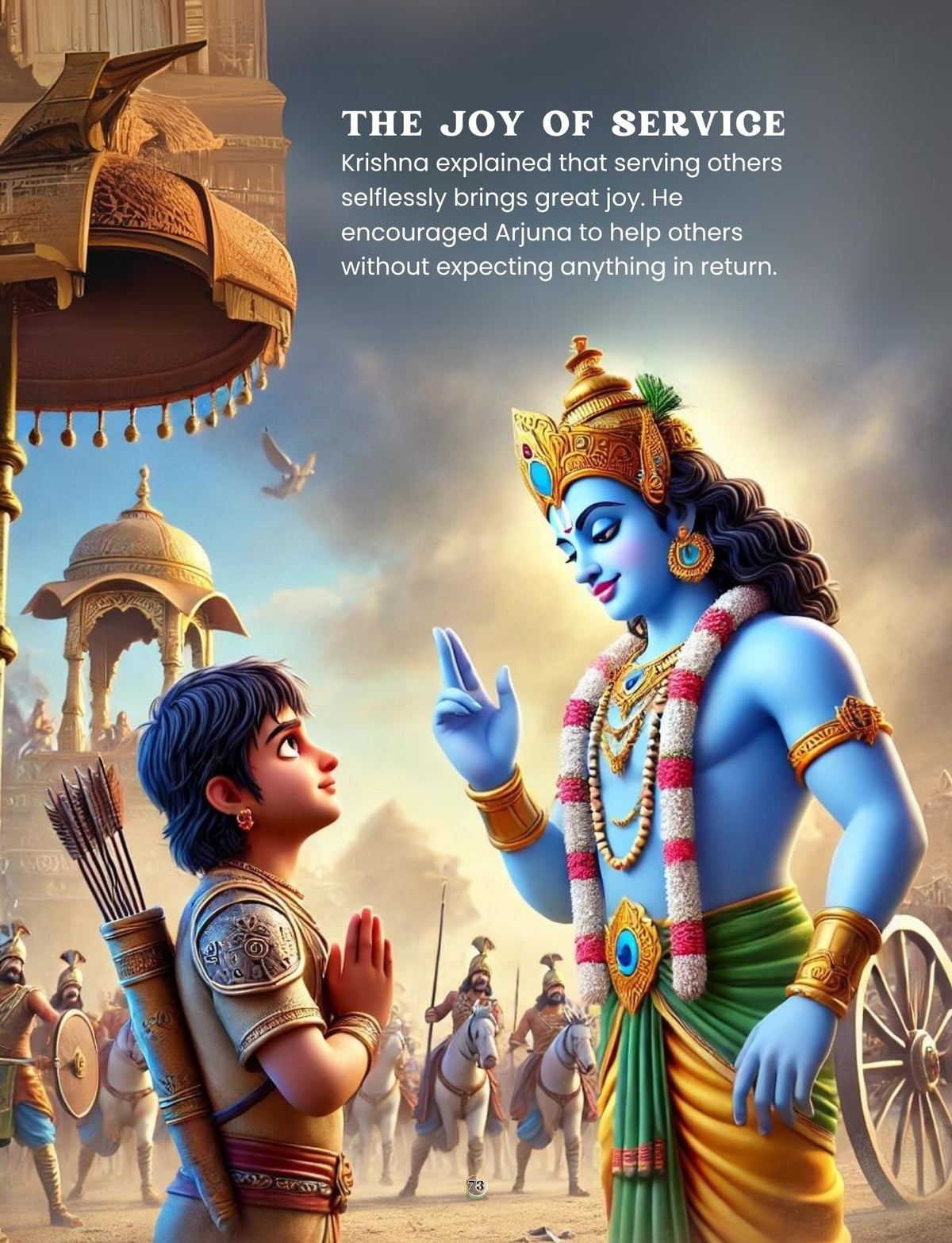 Bhagavad Gita for Kids English Edition | Krishna Stories for Children | Illustrated Moral Stories & Activity Book | Life Lessons & Values | Age 5–10