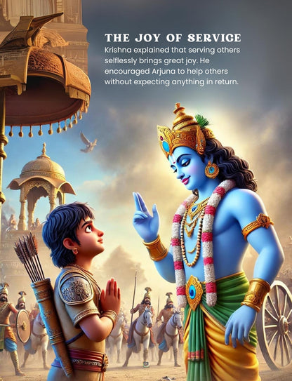 Bhagavad Gita for Kids English Edition | Krishna Stories for Children | Illustrated Moral Stories & Activity Book | Life Lessons & Values | Age 5–10