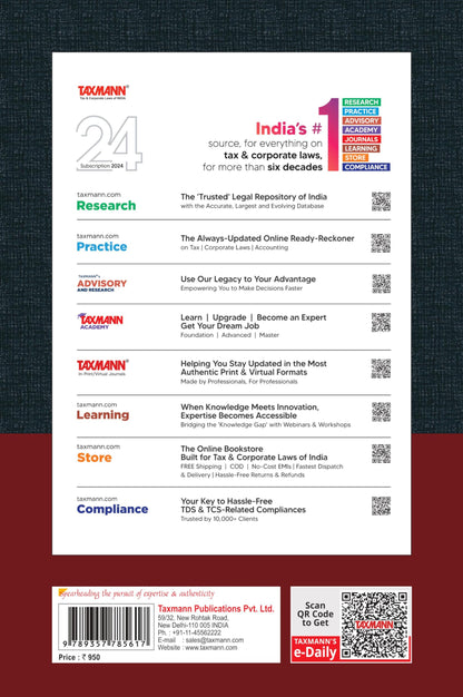 Taxmann's New Criminal Major Acts (Book 1) Transition to the New Criminal Laws with Comparative Analysis Section-wise Tables Section Key Committee Reports