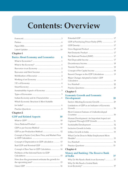 Oswaal Textbook Indian Economy for UPSC Prelims & Mains | Latest Budget 2026–27 & Economic Survey 2025–26 + Shifting from WPI to PPI | For 2027 Exam | With Oswaal AI