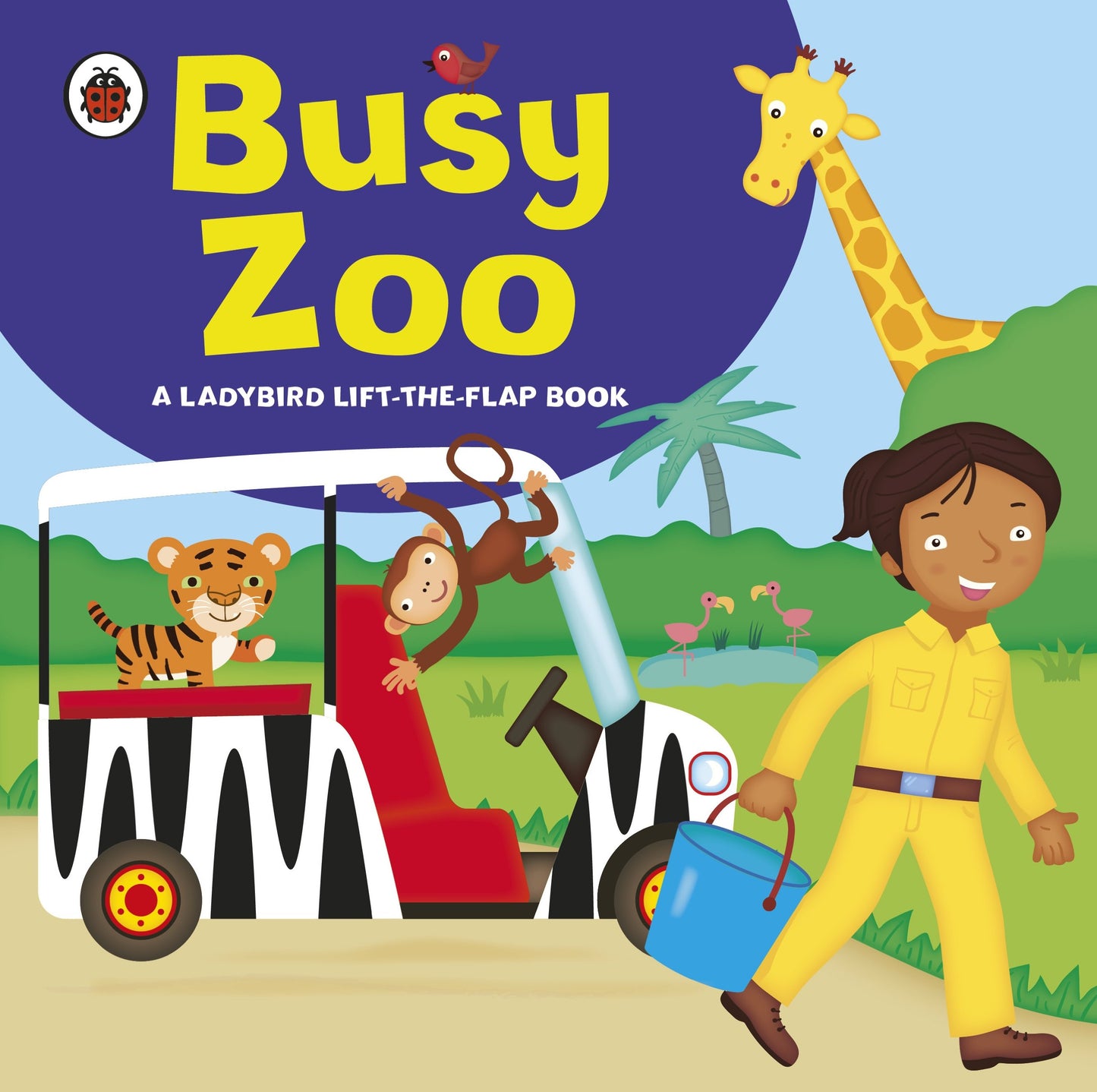 Lift the Flap Busy Zoo by Ladybird (Author) book cover