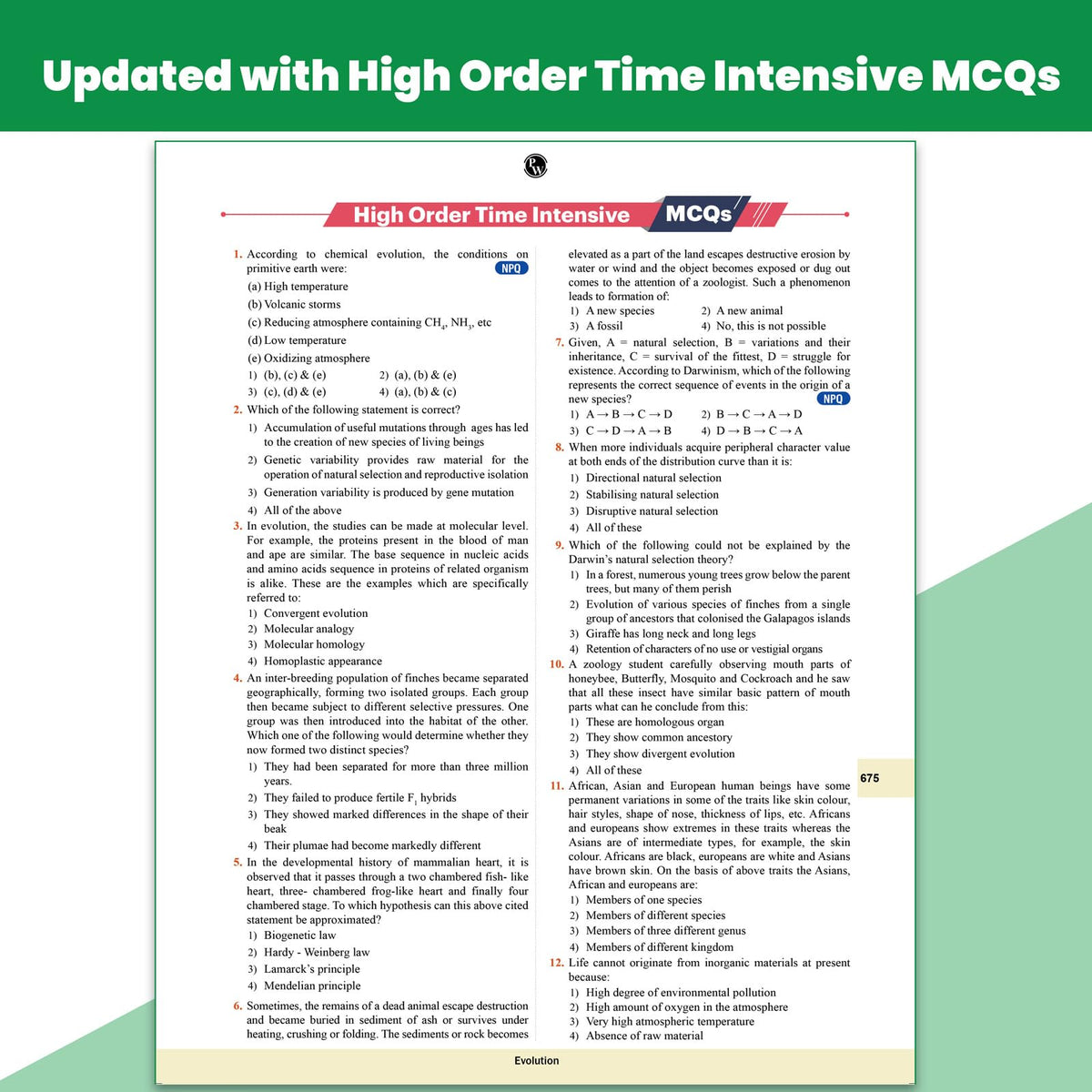 PW Objective NCERT Punch 5.0 Biology For NEET 2027 By Dr. Vipin Kumar Sharma l Updated with Most Probable NEET Potential Questions (NPQ) For End Time Preparation